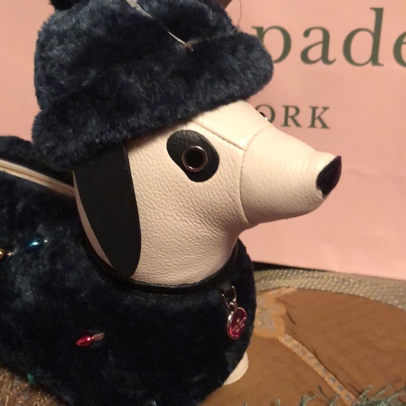 NEW Kate Spade ♠️ Dachshund Lights Crossbody Purse (Claude) - Picture 5 of 17